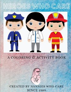 heroes who care coloring book